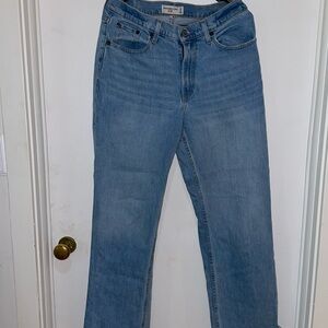Abercrombie & Fitch Light Blue Straight Leg Jeans